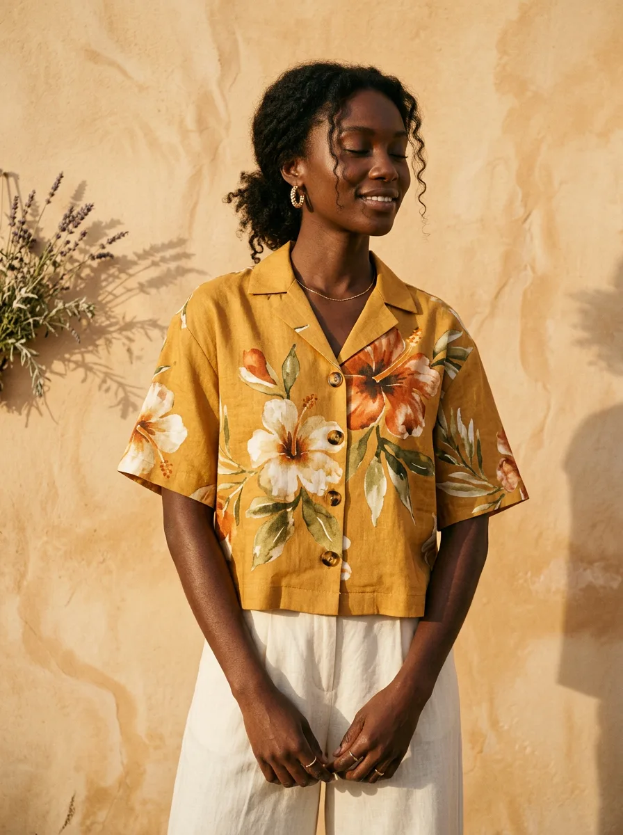 Mustard Bloom Shirt